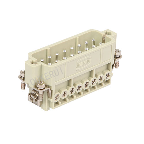 16 Pin 16A 250V Heavy Duty Konektor Male Insert