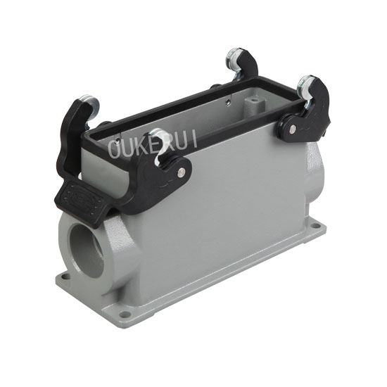 16B Struktur Dhuwur Dobel Plastik Lever Heavy Duty Konektor Housings