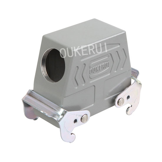 16B Side Entry Struktur Dhuwur Lever Metal Heavy Duty Konektor Hoods