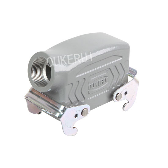 16B Side Entry PG21 Plug Double Metal Lever Heavy Duty Konektor Hoods