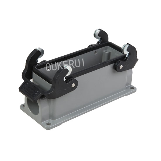 16B lumahing Mounting M25 Plug Double Plastik Lever Heavy Duty Konektor Housings