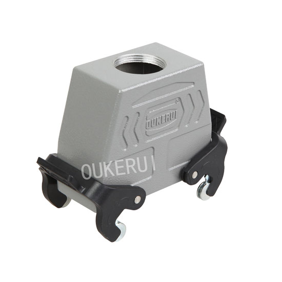 16B Top Entry Struktur Dhuwur Double Lever Plastik Heavy Duty Konektor Hoods