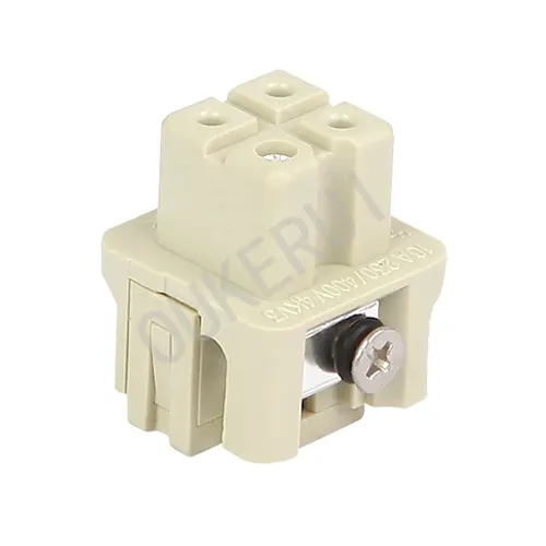 3 Pin 10A 230/400V Heavy Duty Konektor Female Insert