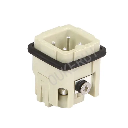 3 Pin 10A 230/400V Heavy Duty Konektor Male Insert