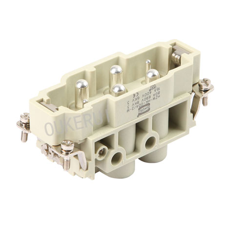 4/2 Pin 80A Heavy Duty Konektor Male Insert