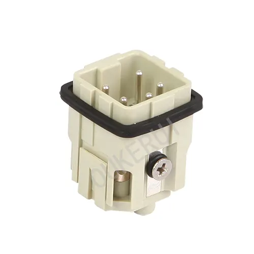 4 Pin 10A 230/400V Heavy Duty Konektor Male Insert