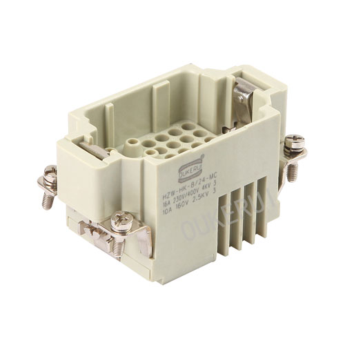 8/24 Pin 400V Heavy Duty Konektor Male Insert
